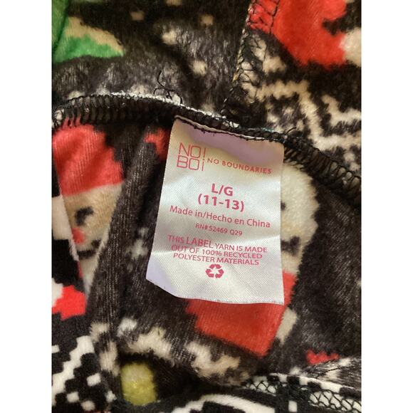 5042 No Boundaries Juniors Santa Gingerbread House Christmas Hoodie Sweatshirt - Picture 4 of 4